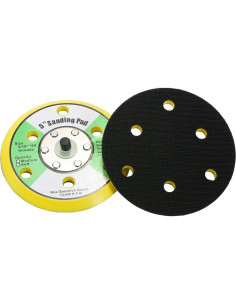 Pad de Respaldo Lijadora Orbital Asabocai 5" 6 Agujeros 2