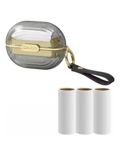 Rodillo de Pelusa Portátil Biunnru con 4 Recambios