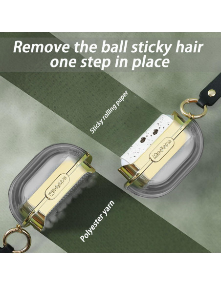 Rodillo de Pelusa Portátil Biunnru con 4 Recambios