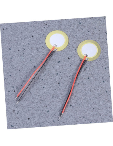 10 Elementos Piezoeléctricos Garneck para Guitarra y Electrónica