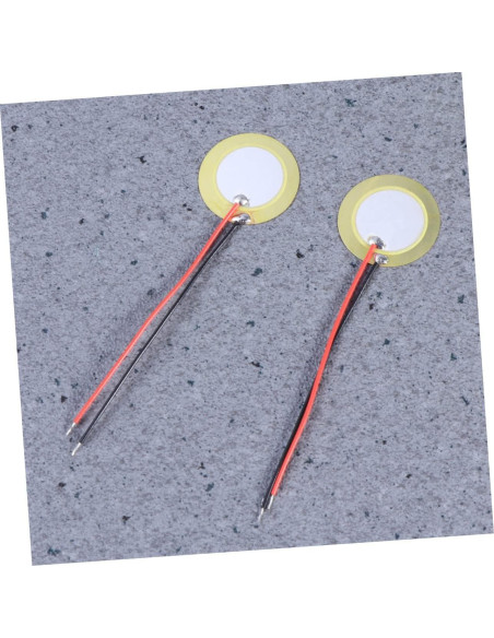 10 Elementos Piezoeléctricos Garneck para Guitarra y Electrónica