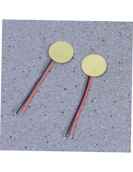 10 Elementos Piezoeléctricos Garneck para Guitarra y Electrónica