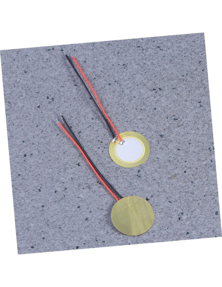 10 Elementos Piezoeléctricos Garneck para Guitarra y Electrónica