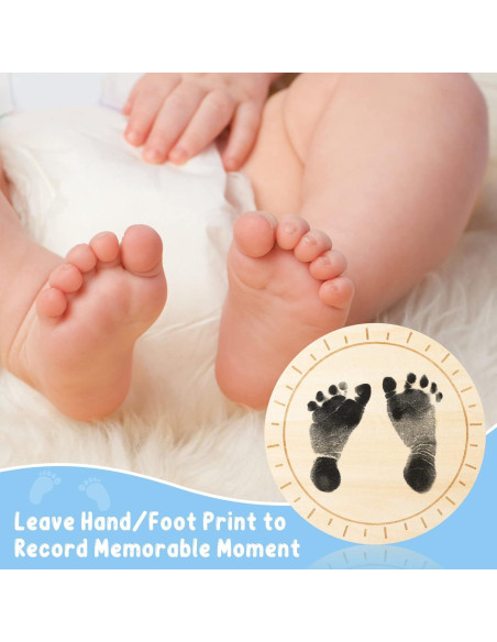 Cartel de Anuncio de Nacimiento R HORSE Sol Boho con Huellas