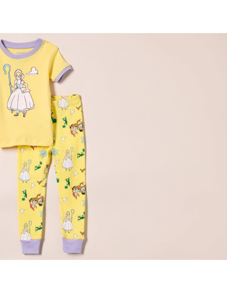Pijamas ajustados de algodón Disney Amazon Essentials 4T - 3 piezas