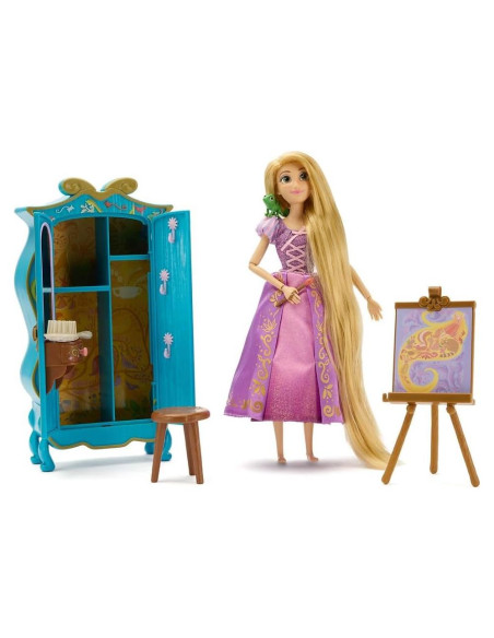 Conjunto de Juego de Tocador Rapunzel Disney - Muñeca y Accesorios