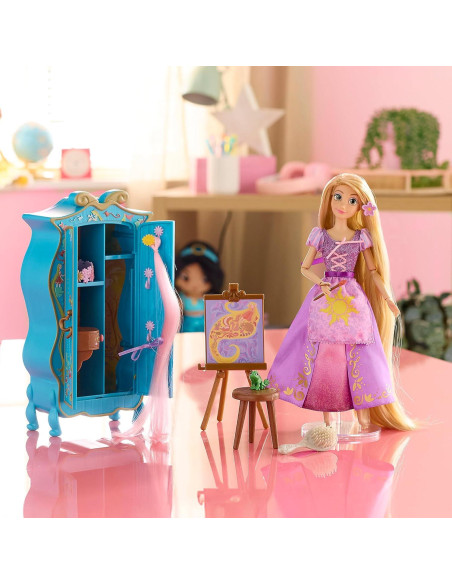 Conjunto de Juego de Tocador Rapunzel Disney - Muñeca y Accesorios