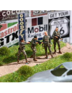 Figuras de Soldados Femeninos 1:64 Diorama Depot - Miniaturas Tácticas 2