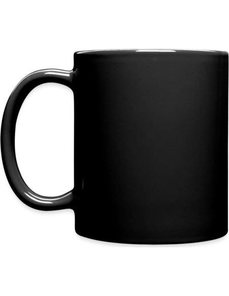 Taza Cerámica Spreadshirt Pitufos Odio los Lunes 325 ml Negra