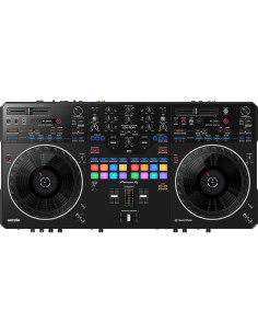 Controlador DJ Pioneer DDJ-REV5 con altavoces DM-40D y accesorios 2