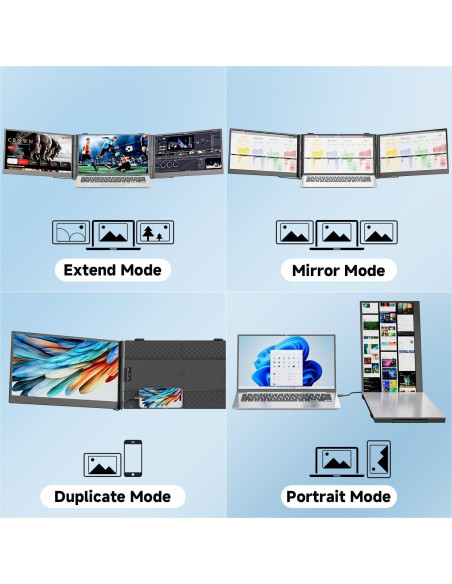 Extensor de Pantalla Portátil 14" FHD 1080P S8 PRO USB-C