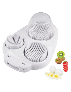 Cortador de Huevos 3 en 1 Eosraffa - Acero Inoxidable Apto Lavavajillas