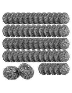 Estropajos de Acero Inoxidable IANFAN 150 Piezas 5cm
