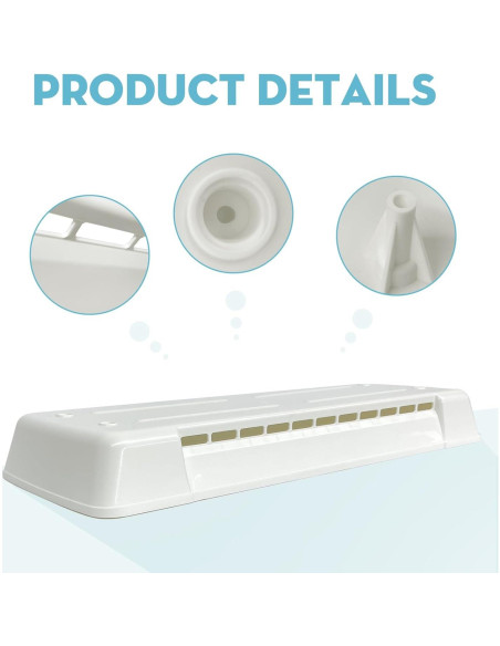 Cubierta de Ventilación de Techo Earthtec 3103634.022 para Refrigerador Dometic