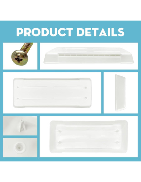 Cubierta de Ventilación de Techo Earthtec 3103634.022 para Refrigerador Dometic