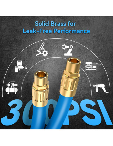 Carrete de Manguera de Aire Retráctil Relhost 15m 9.5mm 300PSI