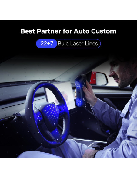 Escáner 3D Creality CR-Scan Raptor Pro, 0.02mm, 60fps, 5mm a 4m