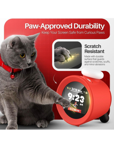 Protector de Pantalla TNP para Reloj Despertador Nintendo Alarmo - Vidrio Templado HD 9H, Paquete de 2