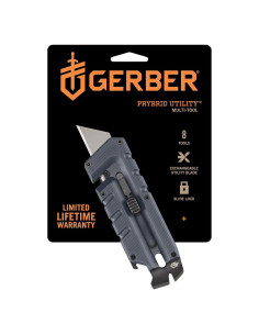 Cuchillo Utilitario Gerber Prybrid 8 en 1 - Azul