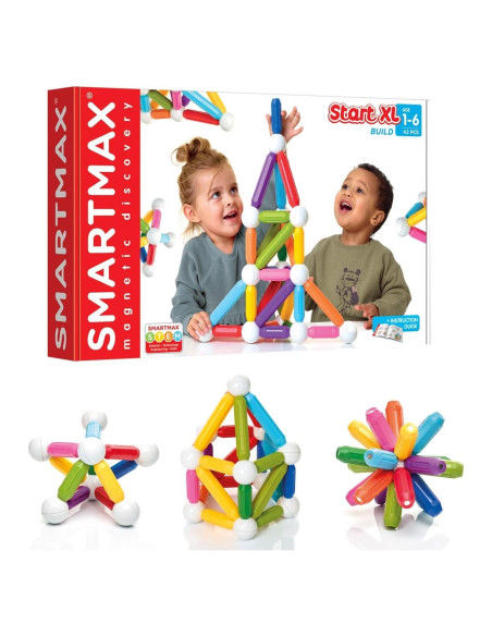 SmartMax Inicio XL 42 Piezas Conjunto Magnético STEM 3+
