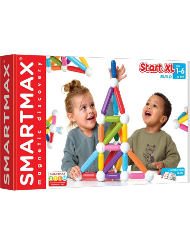 SmartMax Inicio XL 42 Piezas Conjunto Magnético STEM 3+