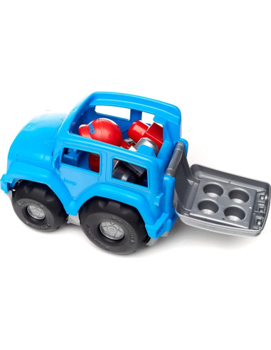 Juego de Construcción Mega Bloks Jeep Pequeño Todo Terreno Azul