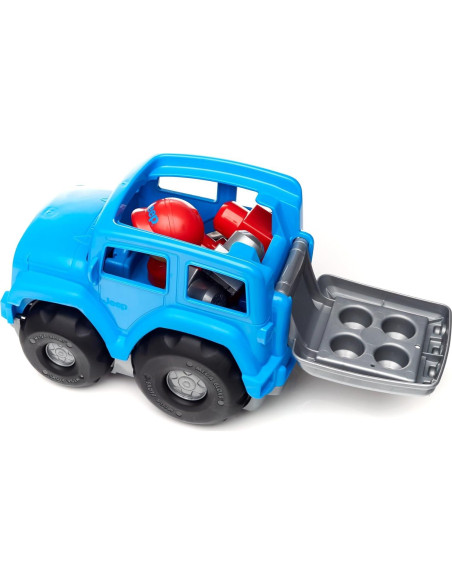 Juego de Construcción Mega Bloks Jeep Pequeño Todo Terreno Azul