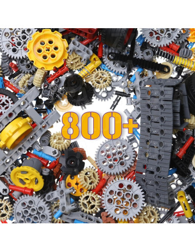 Juego de 854 Piezas Technic Zylopa - Engranajes y Accesorios