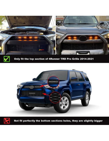 Kit de Luces LED para Parrilla Seven Sparta Toyota 4Runner 2014-2024