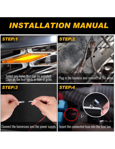 Kit de Luces LED para Parrilla Seven Sparta Toyota 4Runner 2014-2024