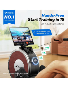 Máquina de Remo MERACH R02B8 Magnética 16 Niveles 159 kg 2