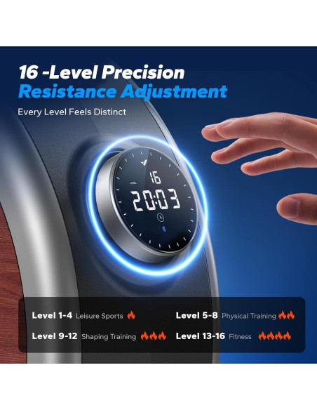 Máquina de Remo MERACH R02B8 Magnética 16 Niveles 159 kg