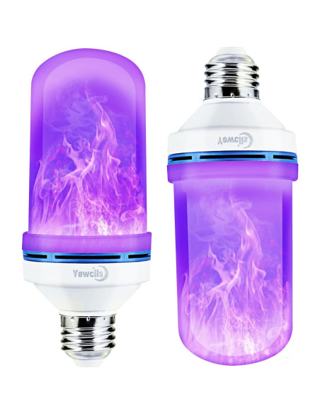 Bombilla LED E26 Yewclls con Efecto Llama 4 Modos 1.8W