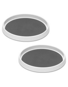 Set de 2 Organizadores Lazy Susan 25 cm Antideslizantes LANDNEOO
