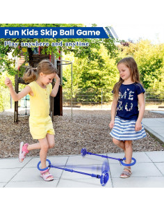 Pelota Saltarina Colorida con Luces - Juguete Fitness Niños 6+ 2