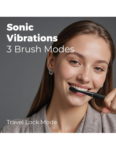 Cepillo de Dientes Eléctrico MIPOW Slim Pro i4 Ultrasonido 3 Modos