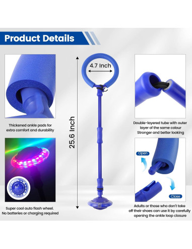 Pelota Saltarina Colorida con Luces - Juguete Fitness Niños 6+