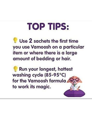 Disolvente de Pelo de Mascota Vamoosh - 3 Sobres 100g