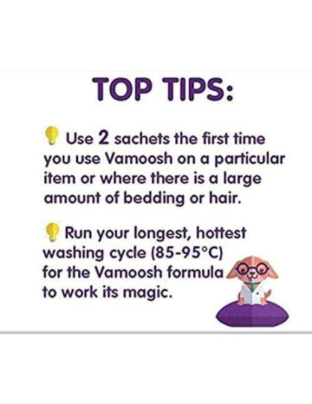 Disolvente de Pelo de Mascota Vamoosh - 3 Sobres 100g