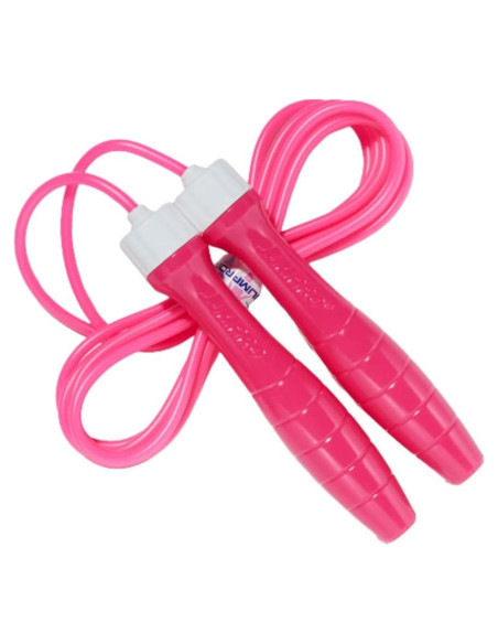 Cuerda de Salto KSY Kids Rosa Brillante - Ajustable 270 cm