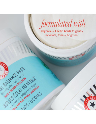 Almohadillas Exfoliantes Faciales First Aid Beauty 28 Unidades