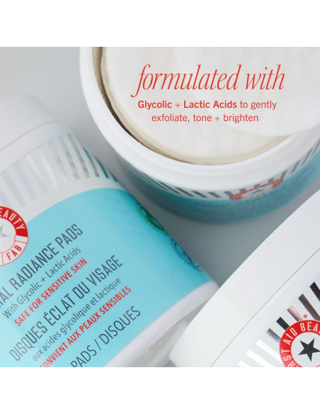 Almohadillas Exfoliantes Faciales First Aid Beauty 28 Unidades