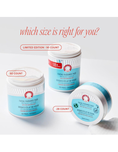 Almohadillas Exfoliantes Faciales First Aid Beauty 28 Unidades