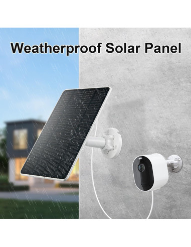 Cargador Solar GENDOING para Cámara Arlo Essential 5W 2.87m