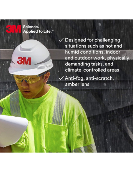 Gafas de Seguridad 3M Solus 1000 Lente Ámbar Anti-Niebla Gafas de Seguridad 3M Solus 1000 Lente Ámbar Anti-Niebla