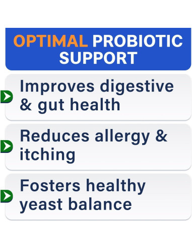 Suplementos Probioticos Bark&Spark 120Ct para Perros - Salud Digestiva