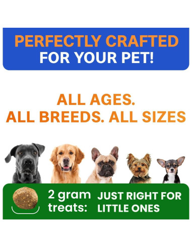 Suplementos Probioticos Bark&Spark 120Ct para Perros - Salud Digestiva