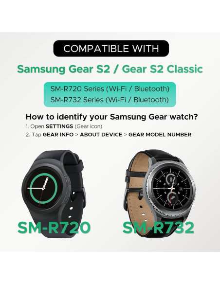 Batería de Reemplazo FUSION VERDE para Smartwatch Gear S2
