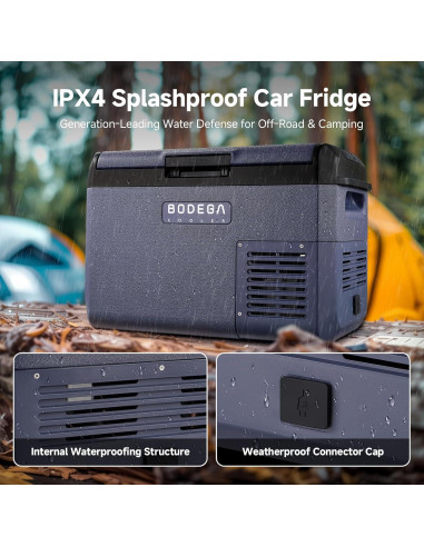 Refrigerador de Coche BODEGACOOLER 25L IPX4 Ultra Silencioso