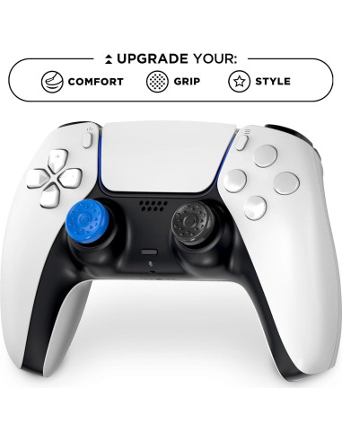 Agarres para Pulgar KontrolFreek PS5/PS4 - 4 Piezas Azul y Negro